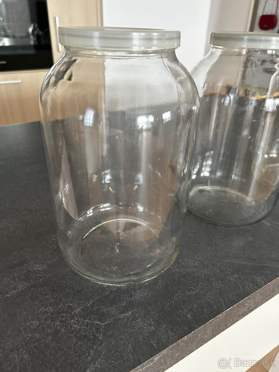 Sklenené poháre s viečkami na orechy - 2