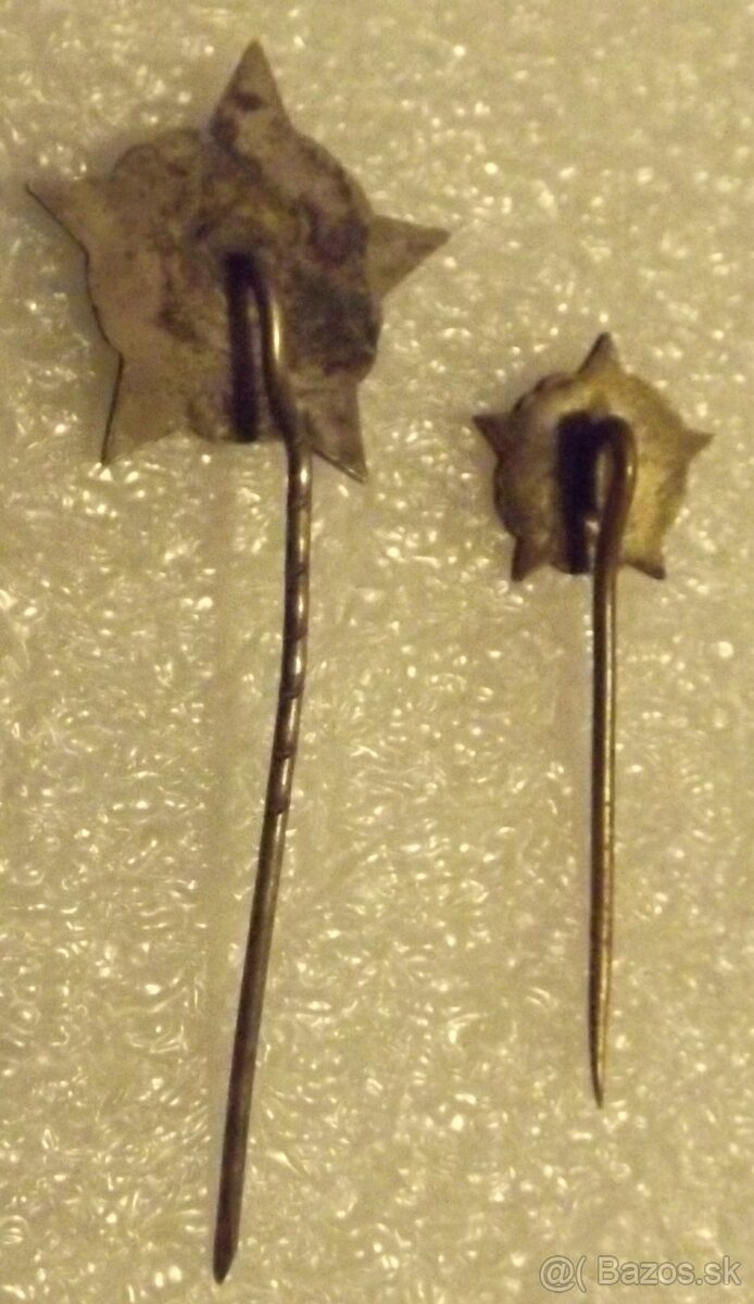 odznaky na ihlu - partizáni, SNP, armáda - 2