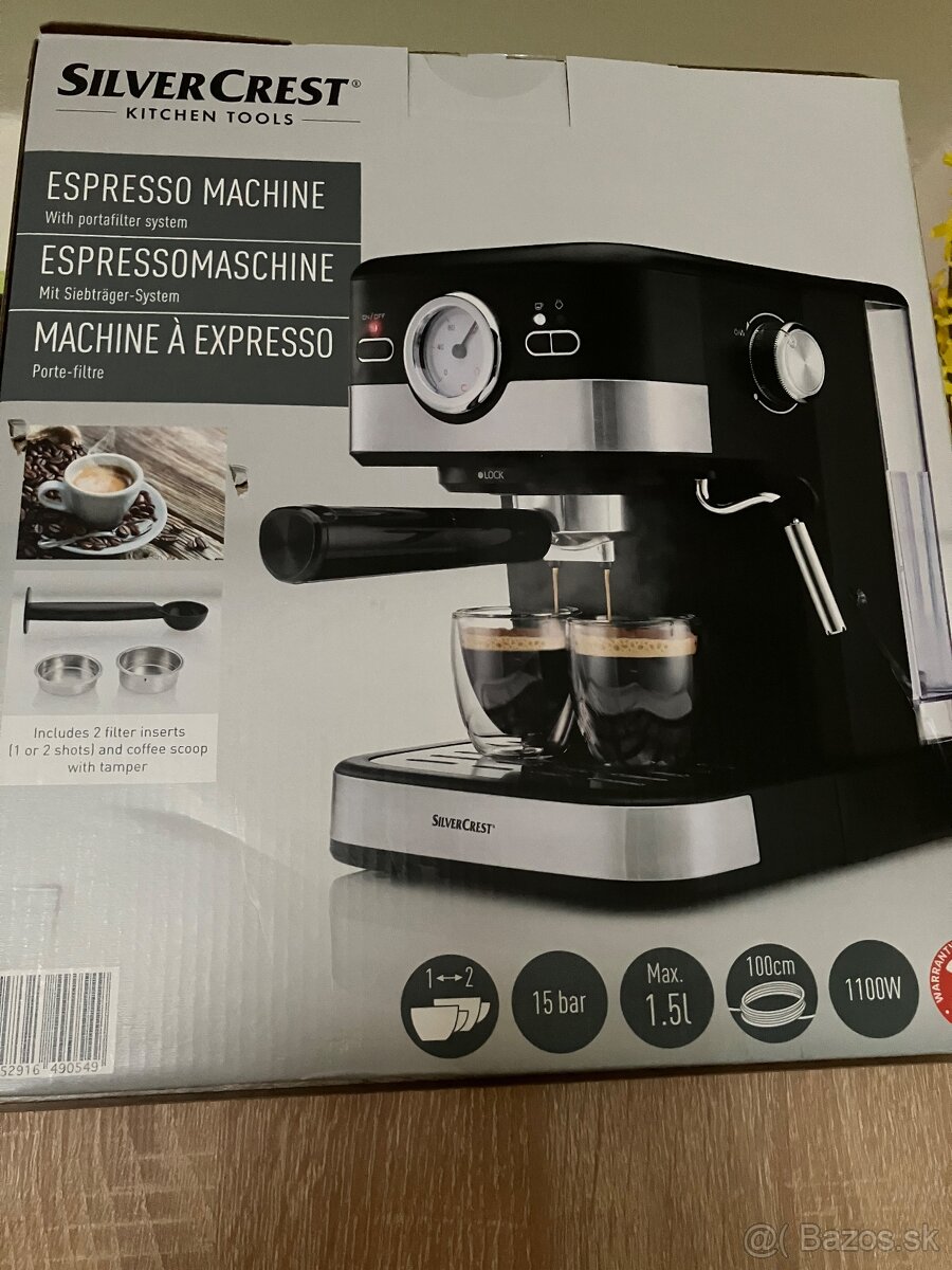 Pákovy Espresso kávovar Sivercrest - 2