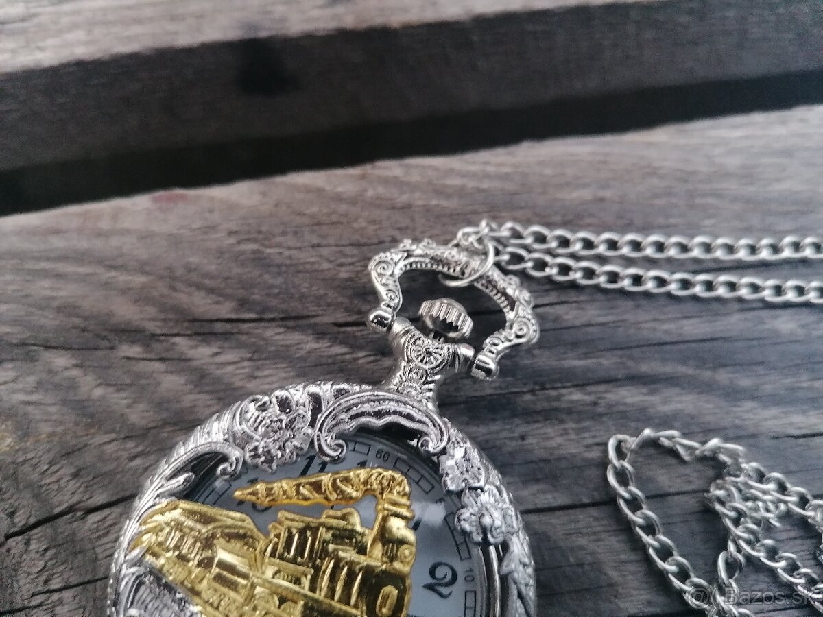 Zlatý vlak vreckové hodiny - 2