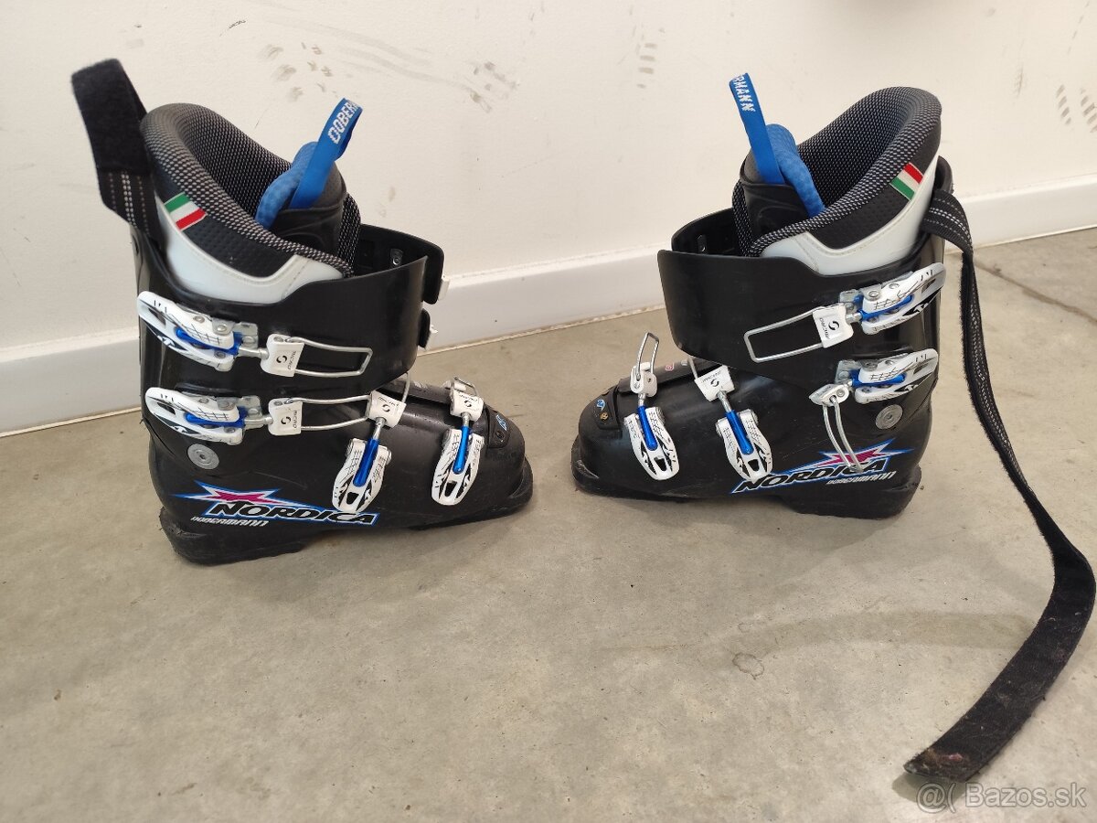 lyžiarky 268cm, lyžiarske palice 80 - 2