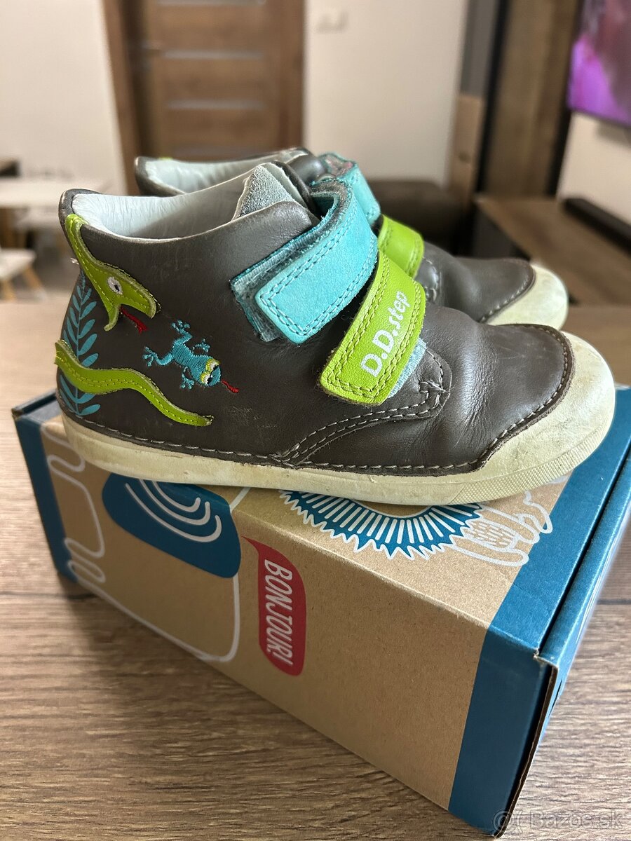 Detske kožené prechodne topanky - 2