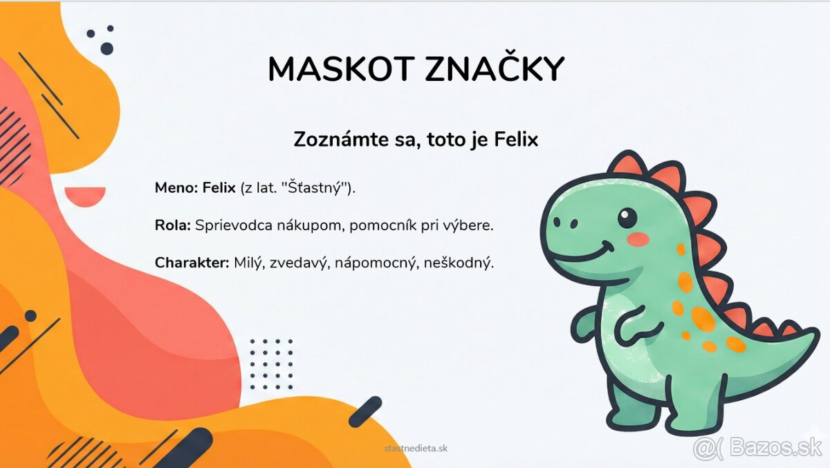 Hotový eshop s detským tovarom. Vlastný branding, maskot - 2