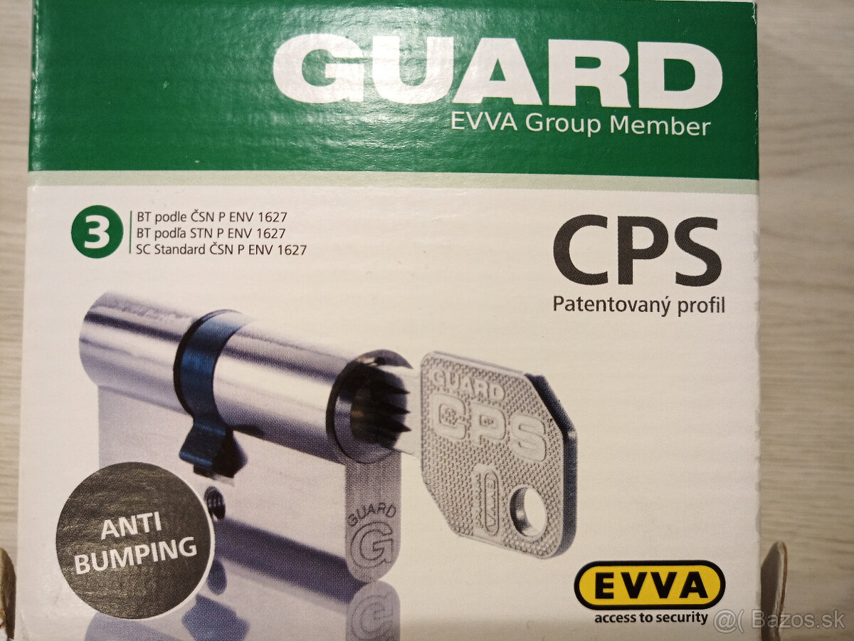 Bezpečnostná vložka EVVA (5x kľúč) - 2