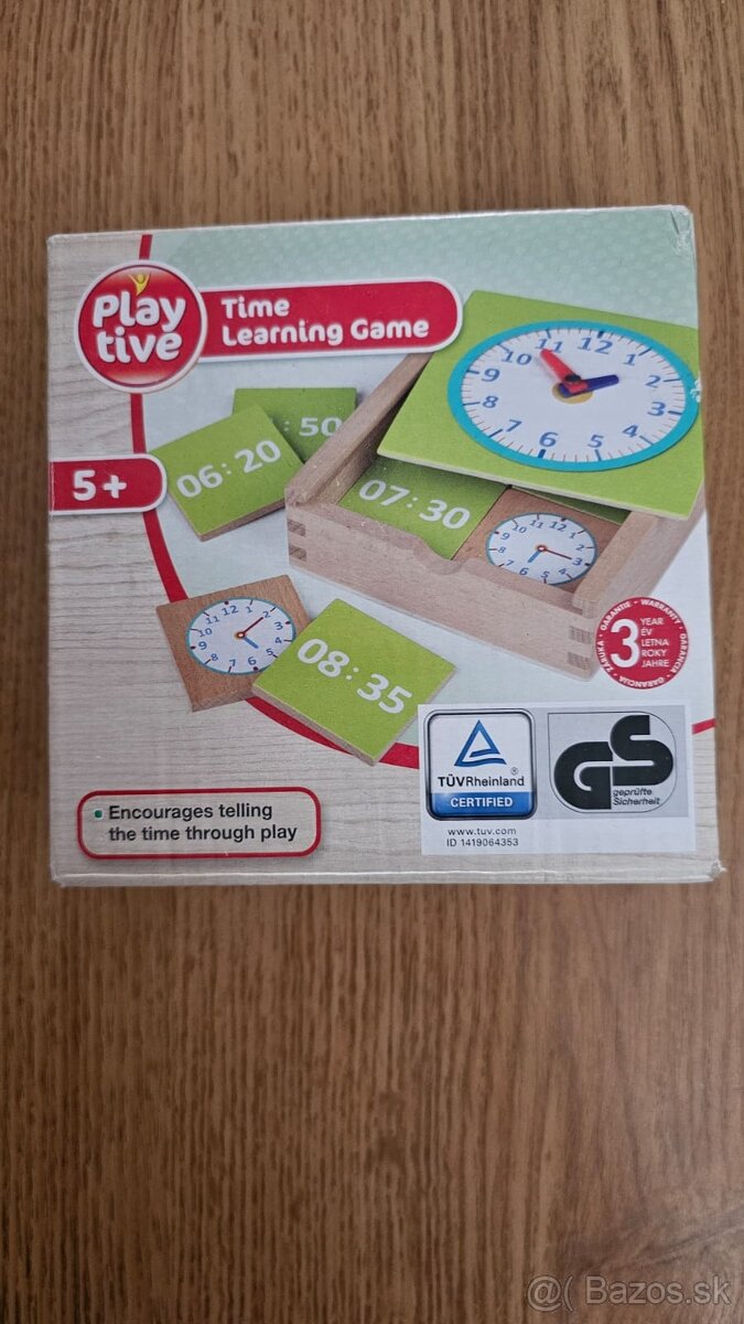 Drevene hry na ucenie casu - 2