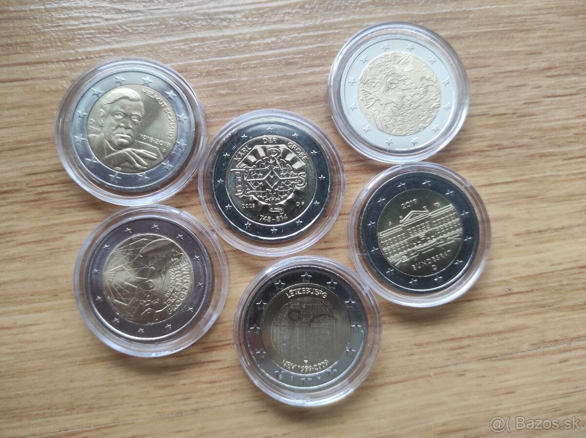 Kapsule na 2€ euro mince 100ks - 2