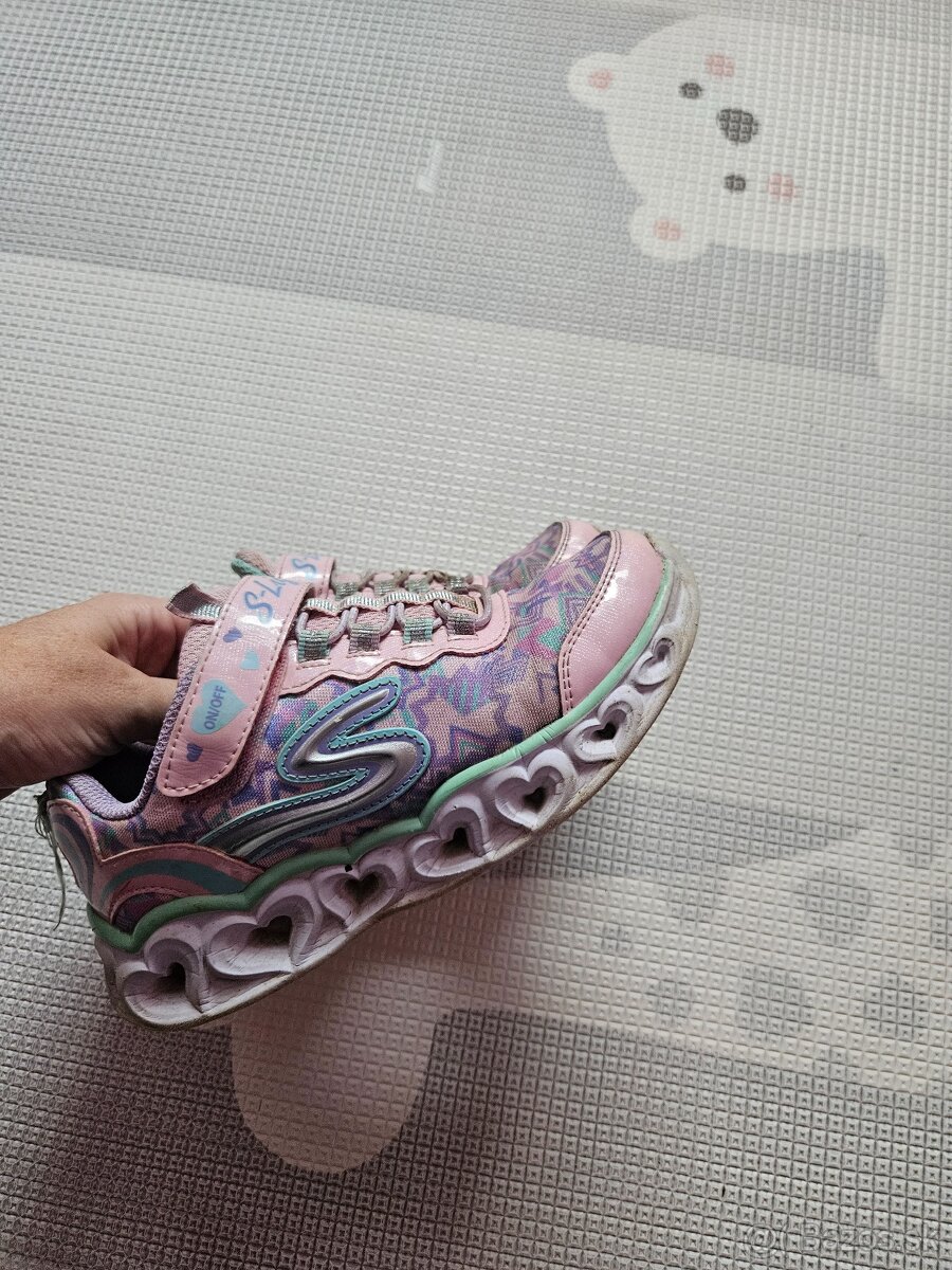 Tenisky skechers blikacie - 2