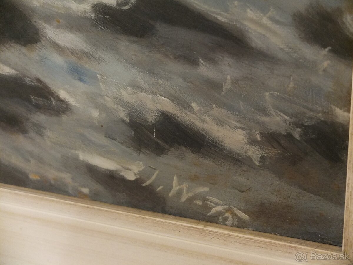 Obrazy-olejomalba,tisk zlacený rám atd.. - 2