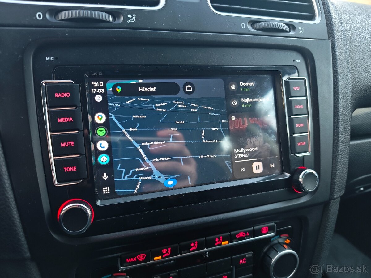 2DIN autoradio s androidom 4GB ram 64GB pamat - 2