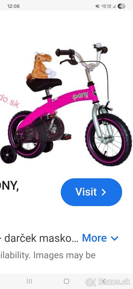 bicykel odrazadlo 12 pony - 2
