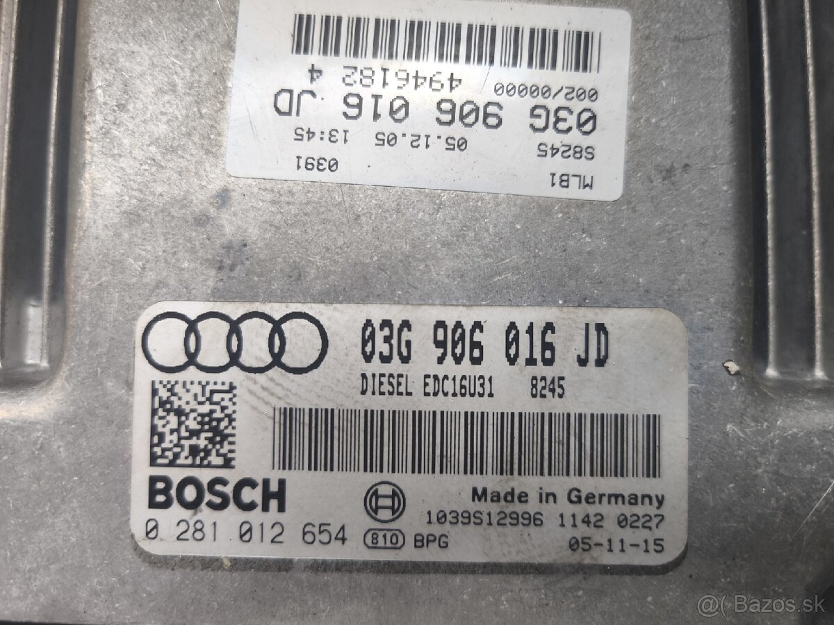 Riadiaca jednotka motora 03G906017JD - 2