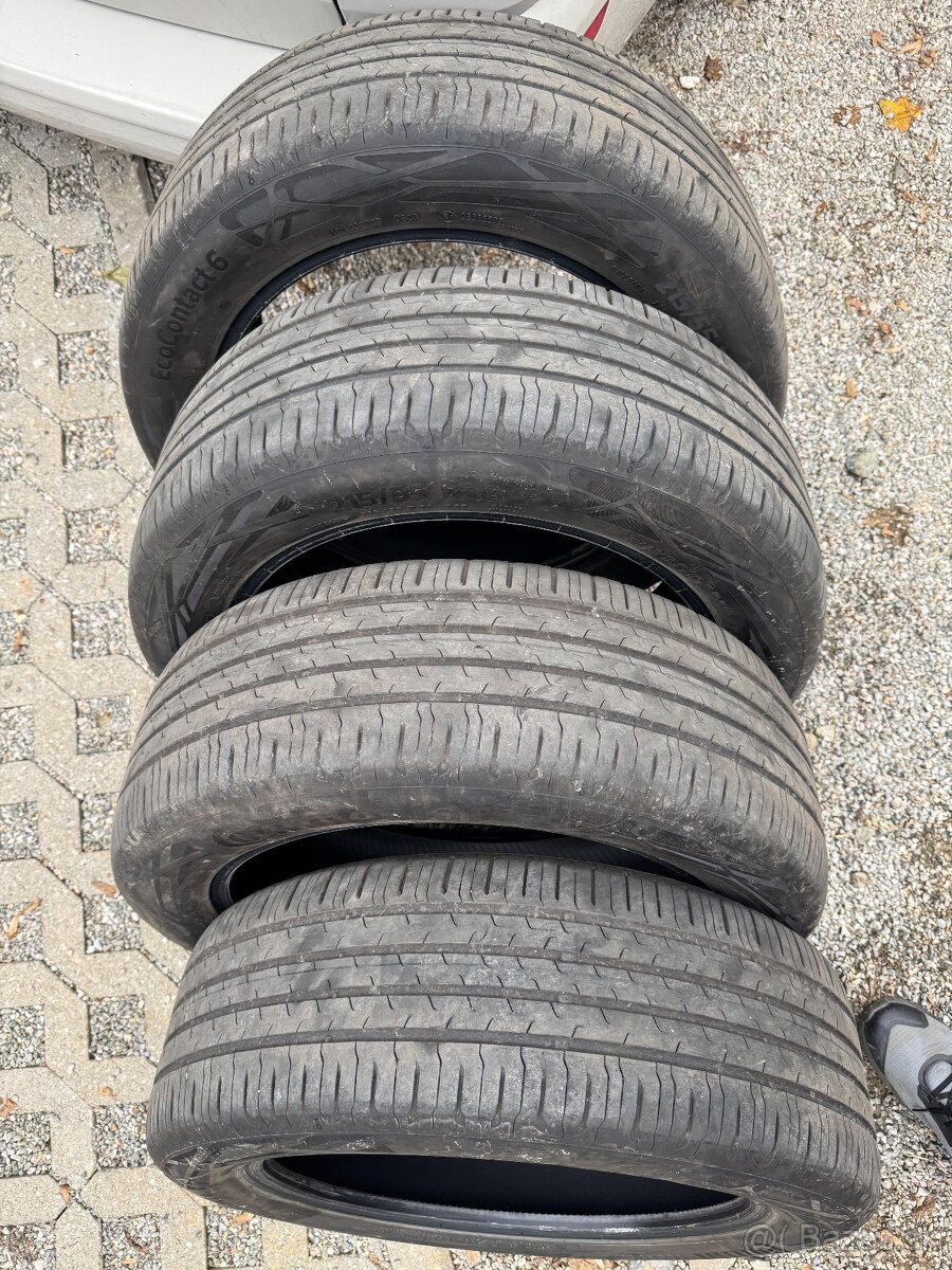 jazdené letné pneumatiky 215/55 R18 Continental EcoContact 6 - 2