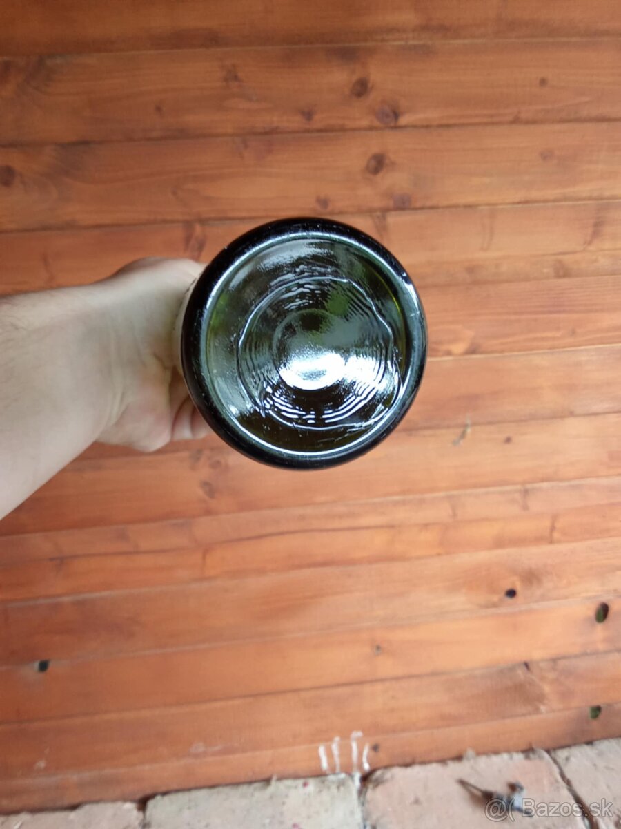 Starožitná pivová fľaša Brumov - 2