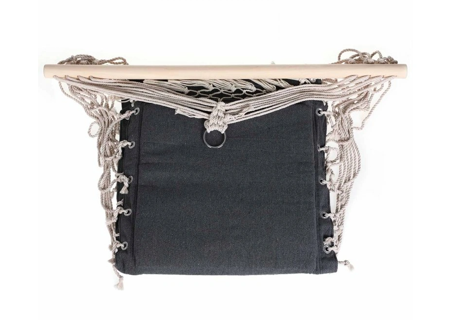 Závasné hojdacie kreslo sivé - nosnosť 150 kg - 2