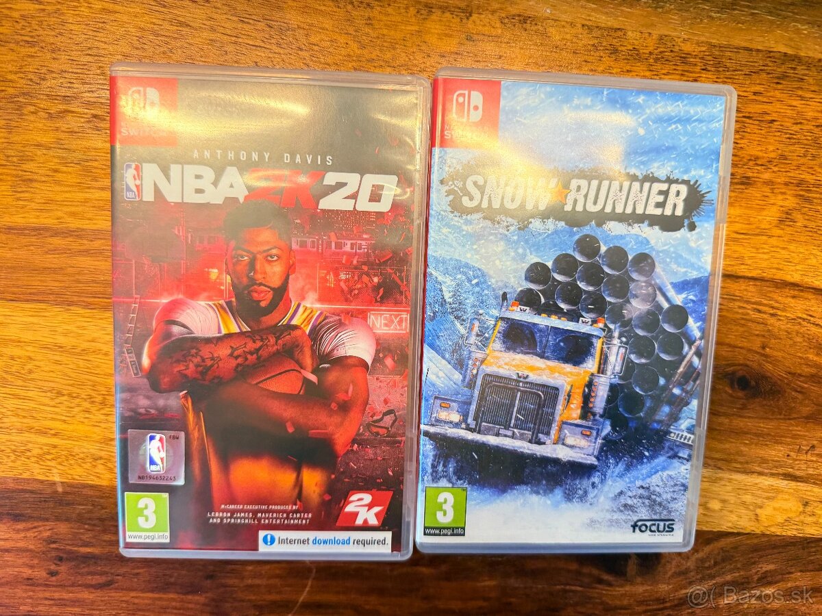 Hry na Switch - Civilization, SnowRunner, Fifa - 2
