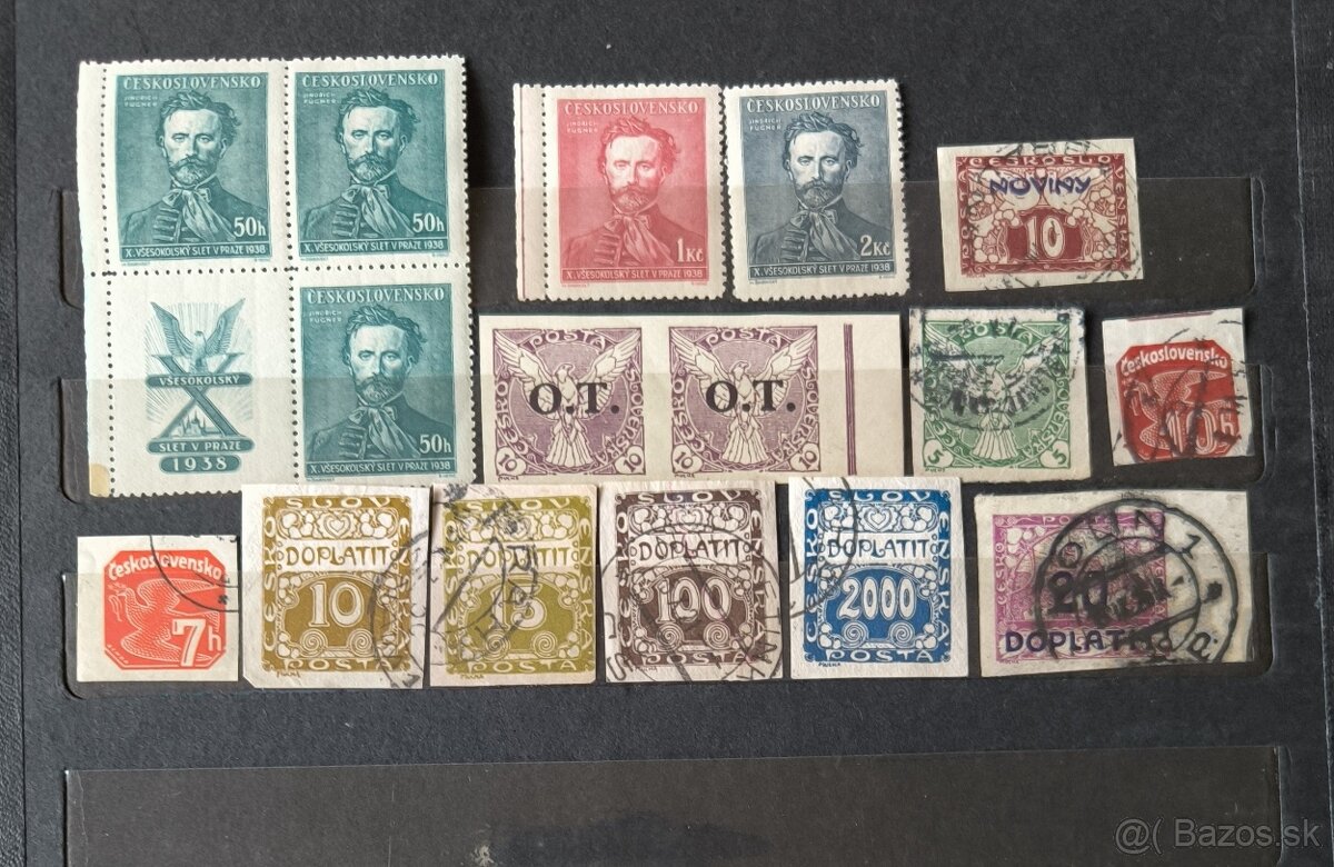 Poštové známky Československo - 1 ČSR - 2