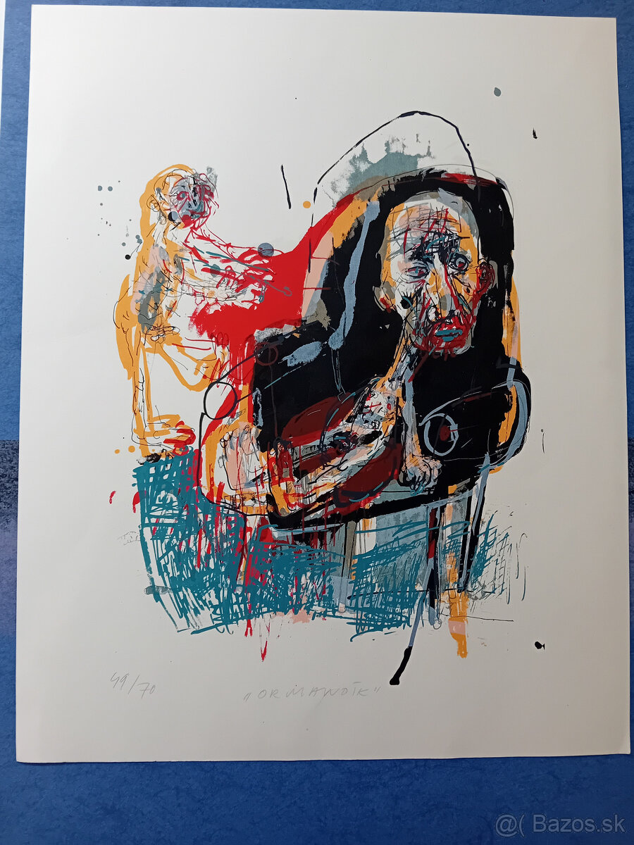 Marek Ormandík, grafika A2, 49/70 limitovaná edícia - 2