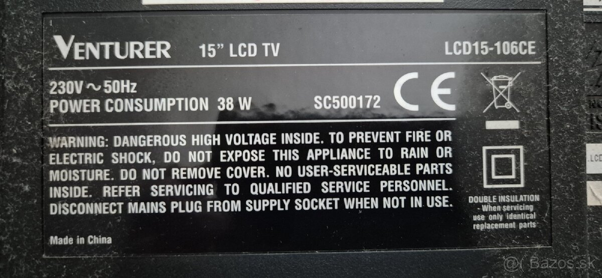 15" LCD TV Venturer - 2