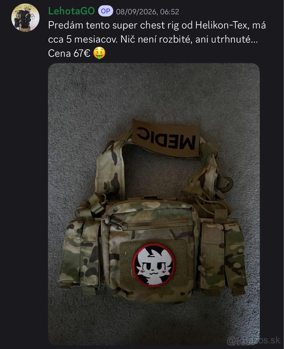 Airsoftová výstroj Helikon Tex a Templars gear - 2