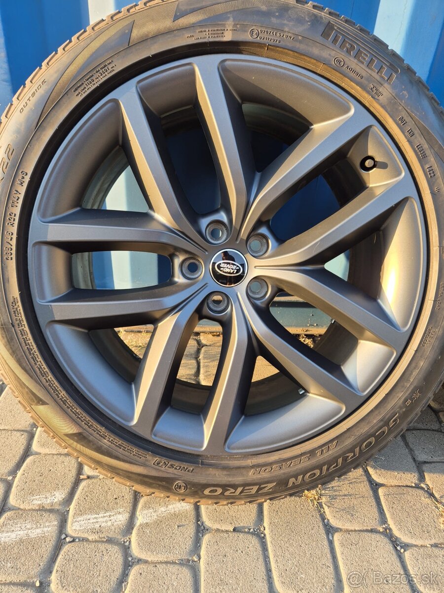 Originál Alu sada Range Rover Sport / r22 - 285/45/22