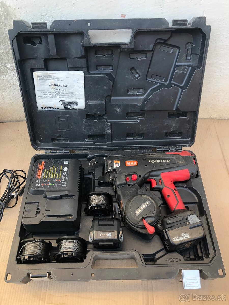 Viazačku železa MAX TWINTIER RB441T - 2