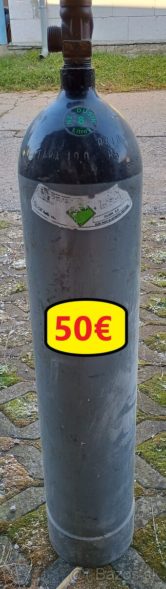 Predám sanitačné súdky, fľaše co a dusík. - 2