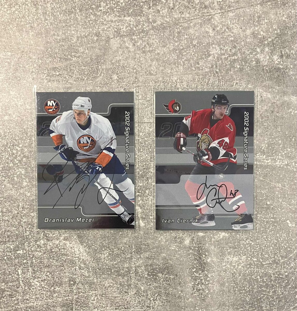 Hokejové podpísané auto karty NHL hráčov - 2