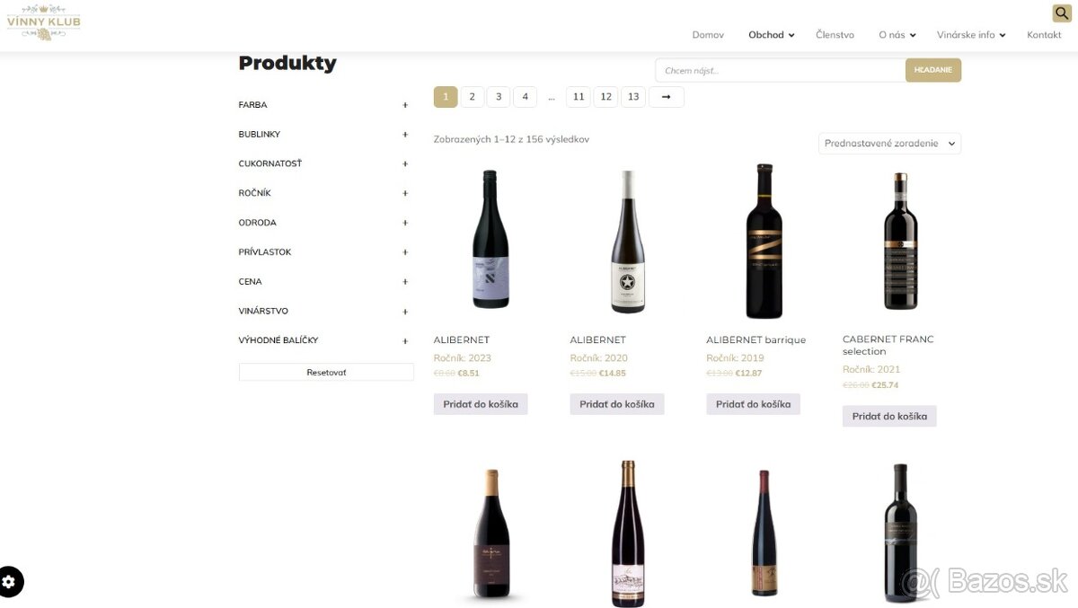 Predám zabehnutý eshop s vínom - 2