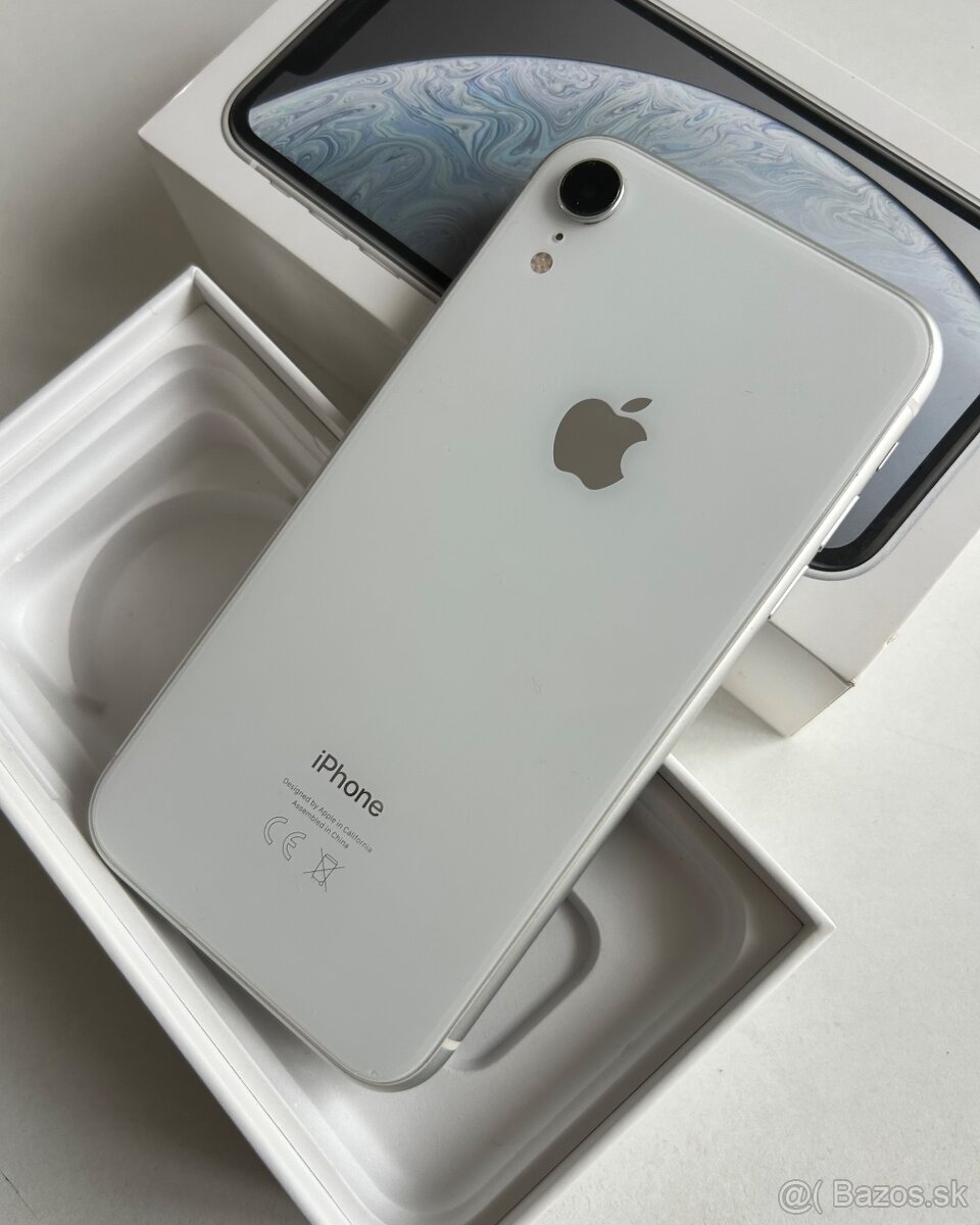 iPhone XR 64GB white - 100% batéria - 2