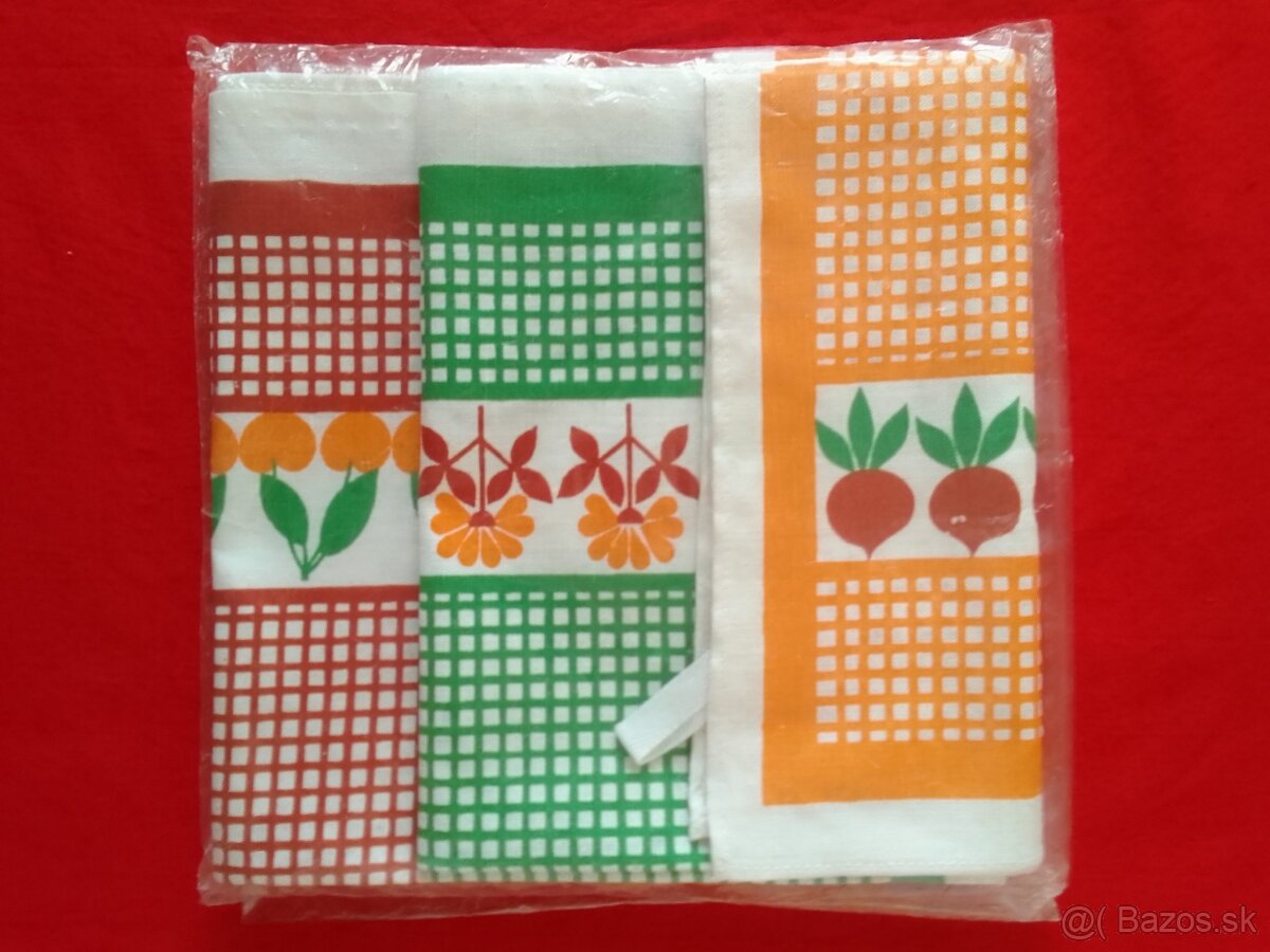 NOVÉ RETRO KUCHYNSKÉ UTIERKY - 2