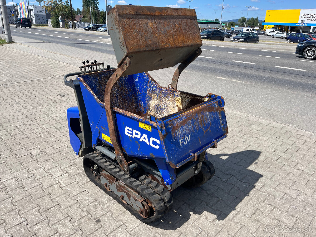 Samonakladací sklápač mini dumper Epac LD800 pásový fúrik - 2