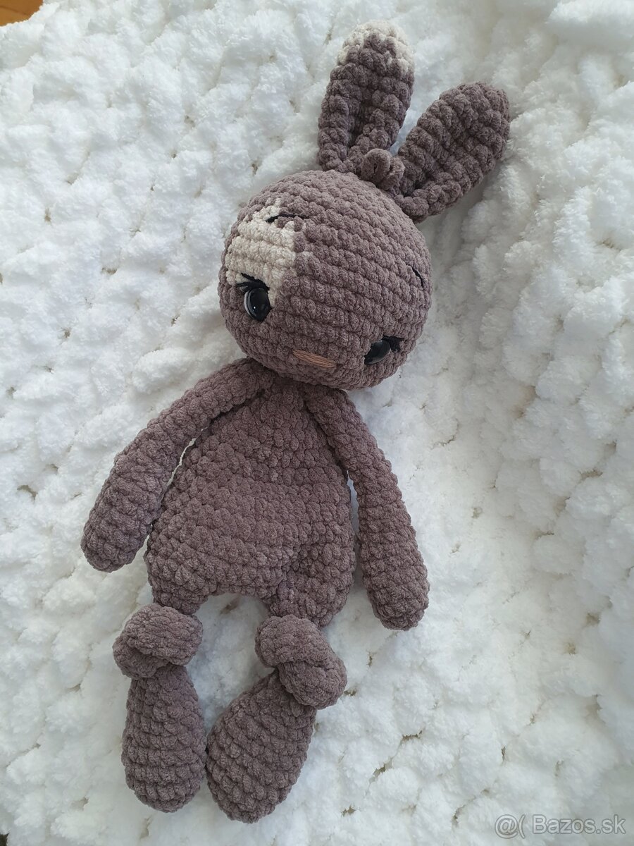 Háčkované hračky - zajko - mojkáčik - 2