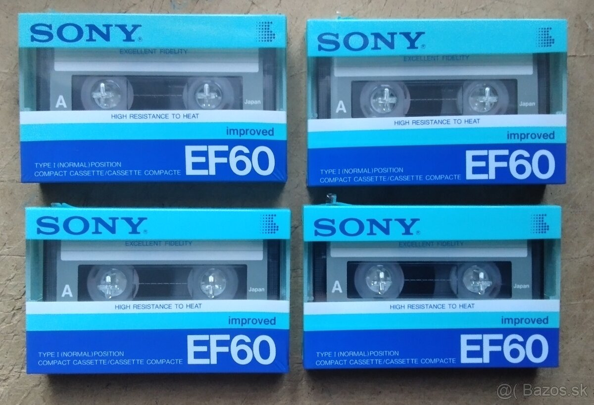 Audiokazeta SONY EF 60 (1985) - 2