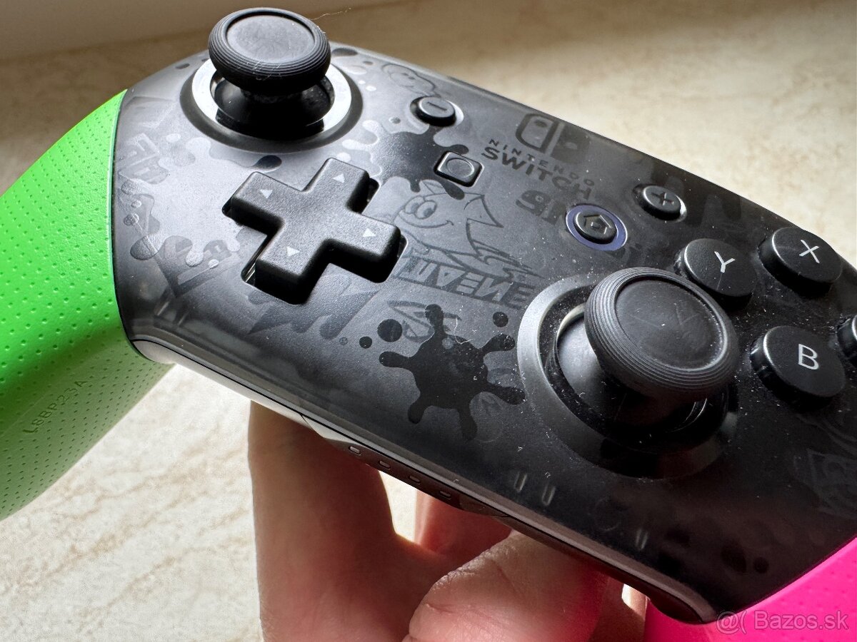 Nintendo Switch Pro Controller - Splatoon 2 Limited Edition - 2