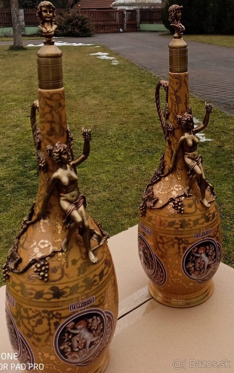 Porcelánové vázy, lahve - 2