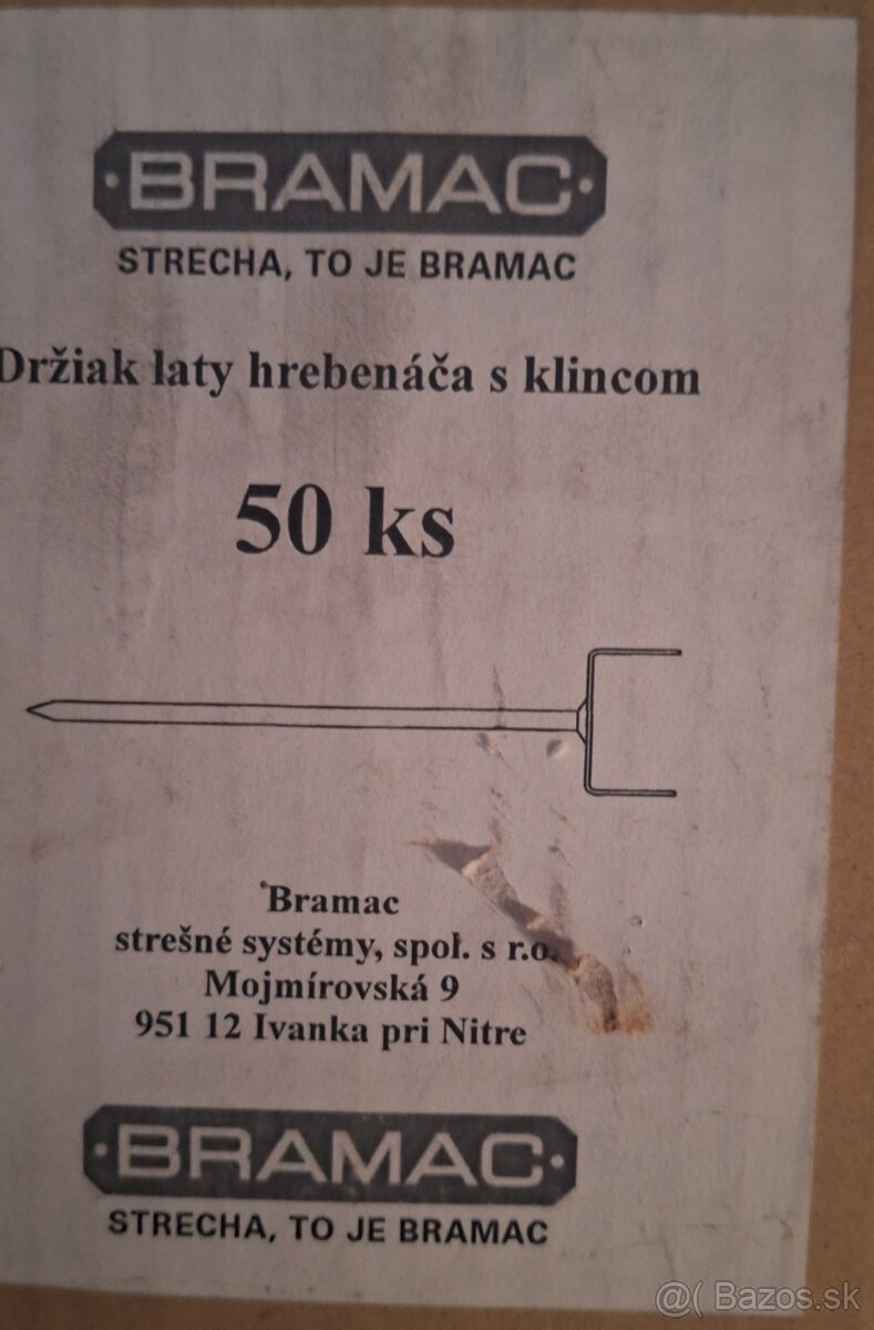 Držiak laty hrebenáča s klincom - 2
