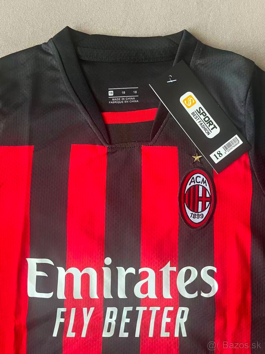 Dres AC Milan - Zlatan Ibrahimovic, vel. S - 2