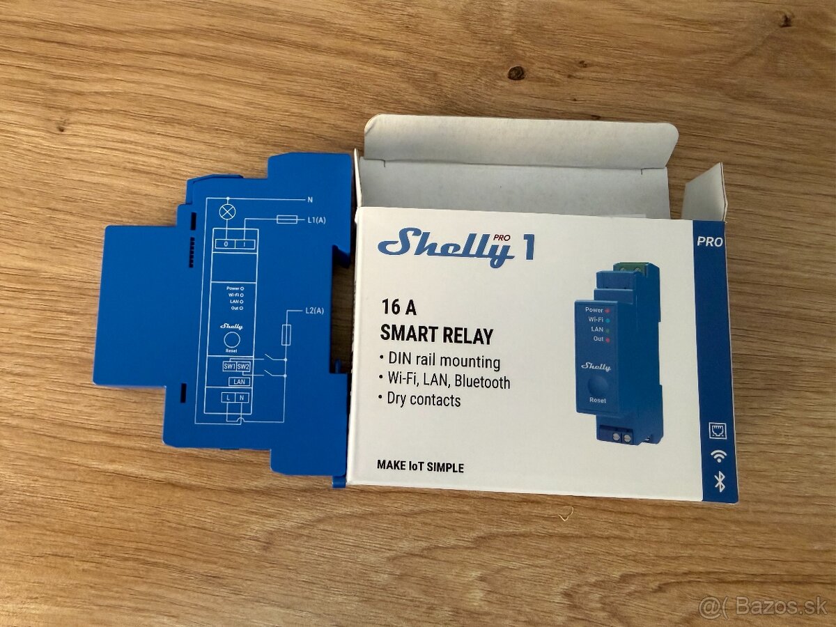2x Shelly Pro 1 – nové, nepoužité - 2
