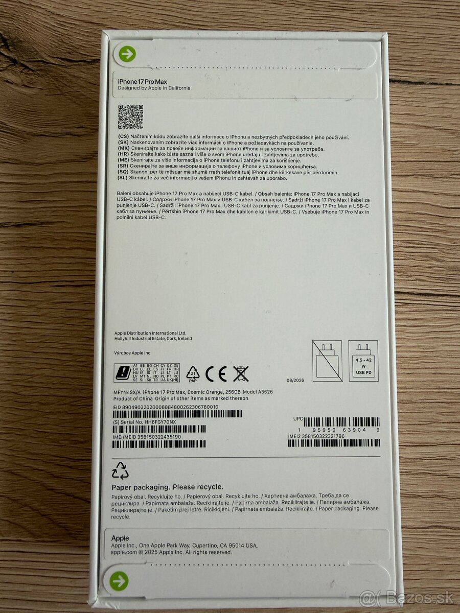 iPhone 17 pro max cosmic orange 256gb - 2
