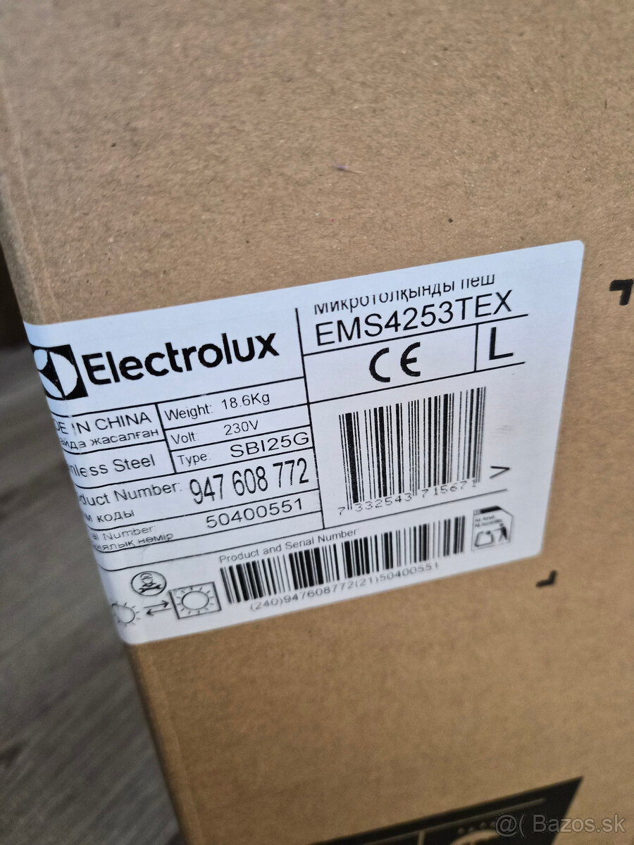 Predam novú vstavanú mirkovlnu rúru Electrolux - 2