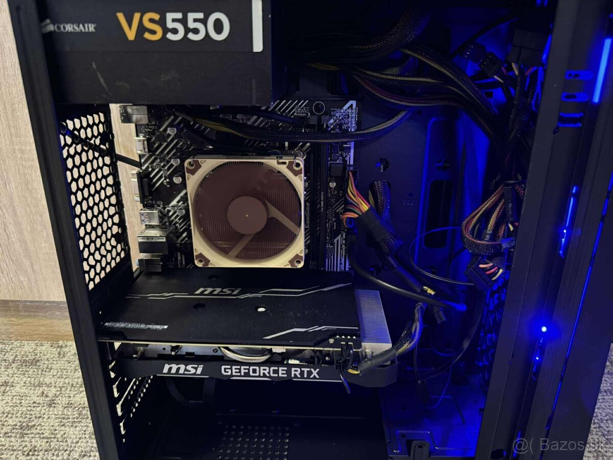 Herné PCčko Intel i5-10600K, 16GB, RTX 2070, 500GB NvMe - 2