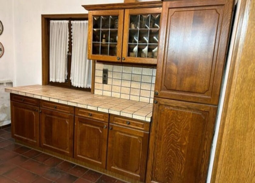 Dubová selská linka s vestavěnými spotřebiči,5870 - 2