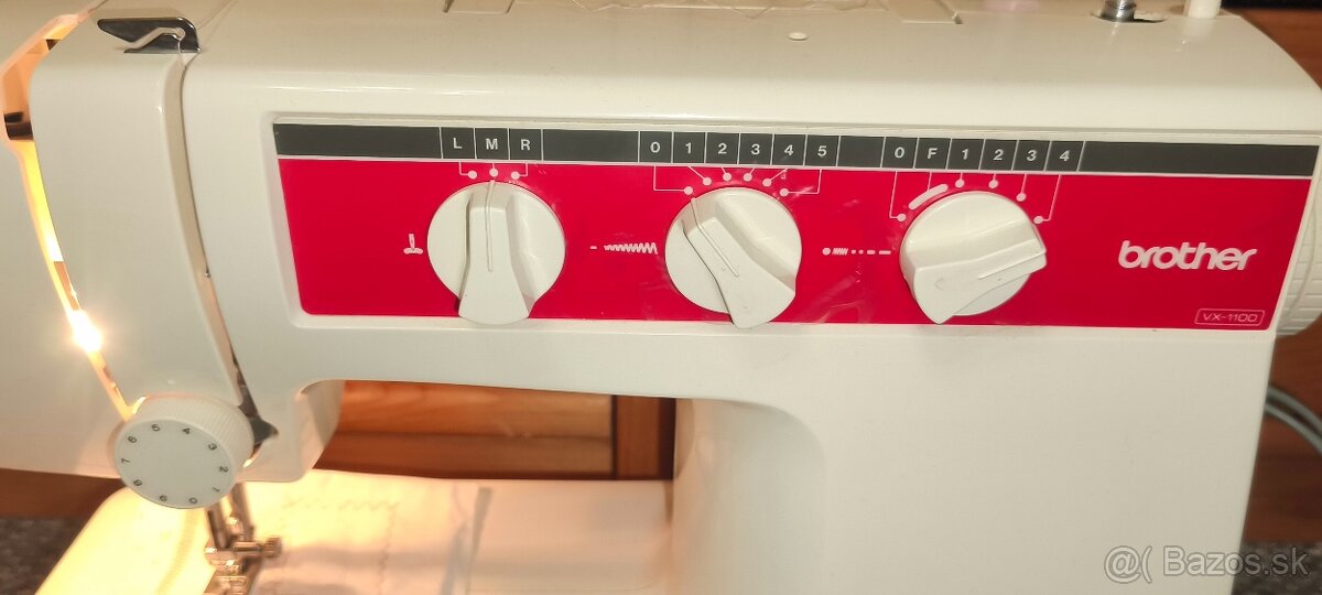 Predám šijací stroj Brother VX-1100+príslušenstvo - 2