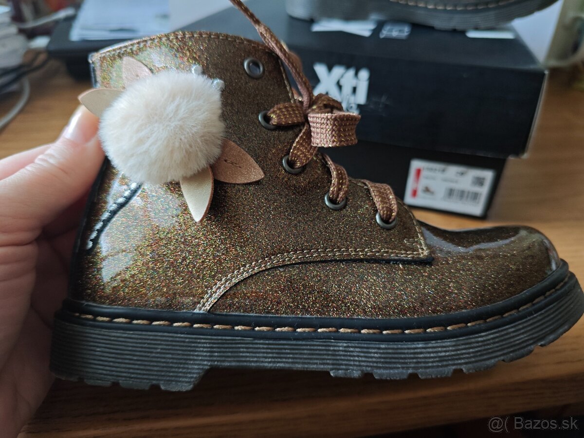 Predám detské dievčenské jesenné topánky čižmičky - 2