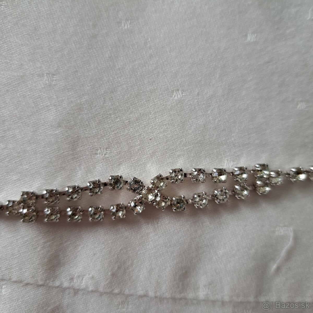 Štrasový náhrdelník a náramok - 2