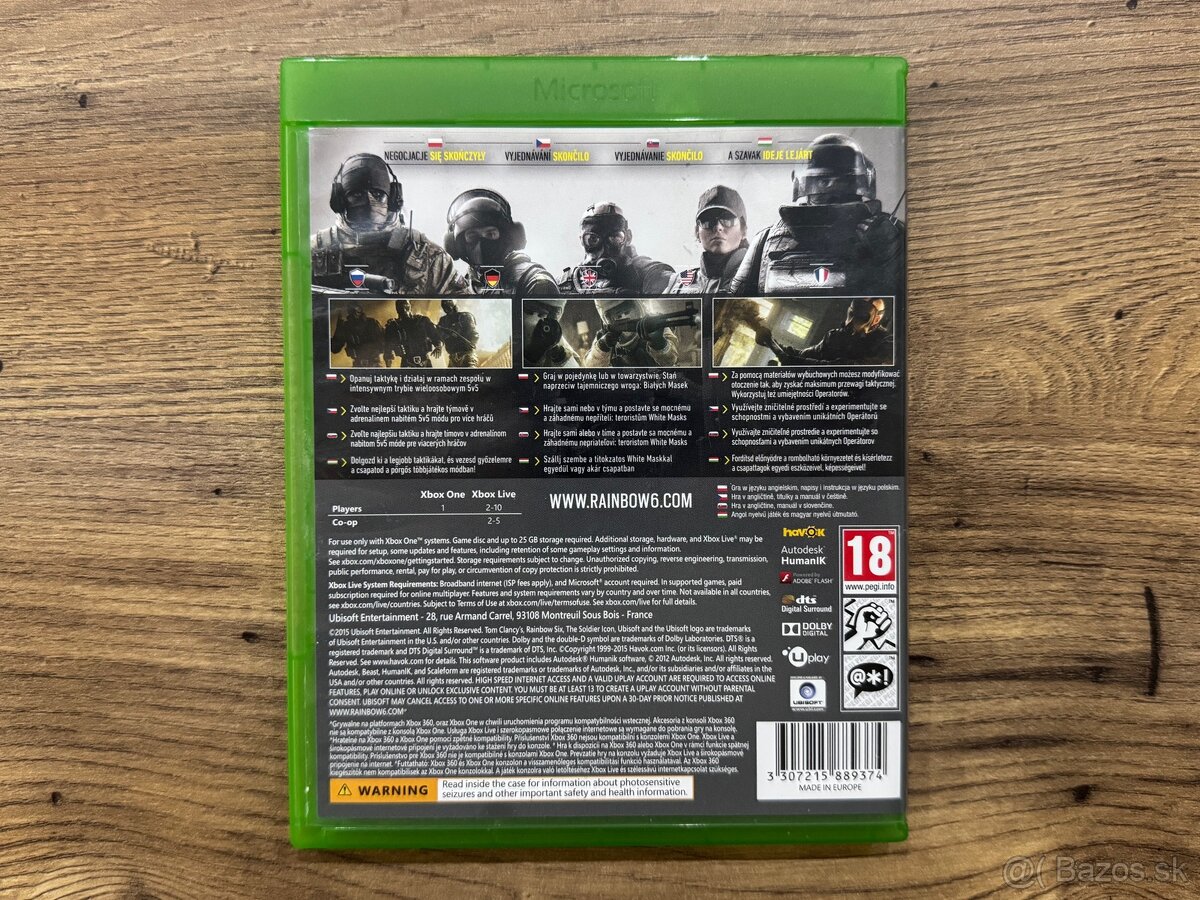 Hra Xbox One - Tom Clancy’s Rainbow Six Siege CZ - 2