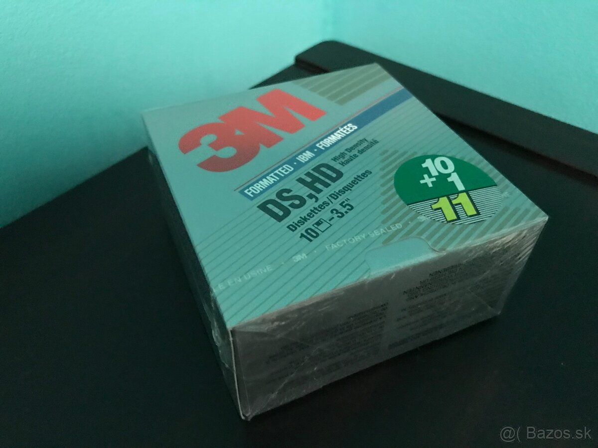 3,5" Diskety 3M 10+1 - 2