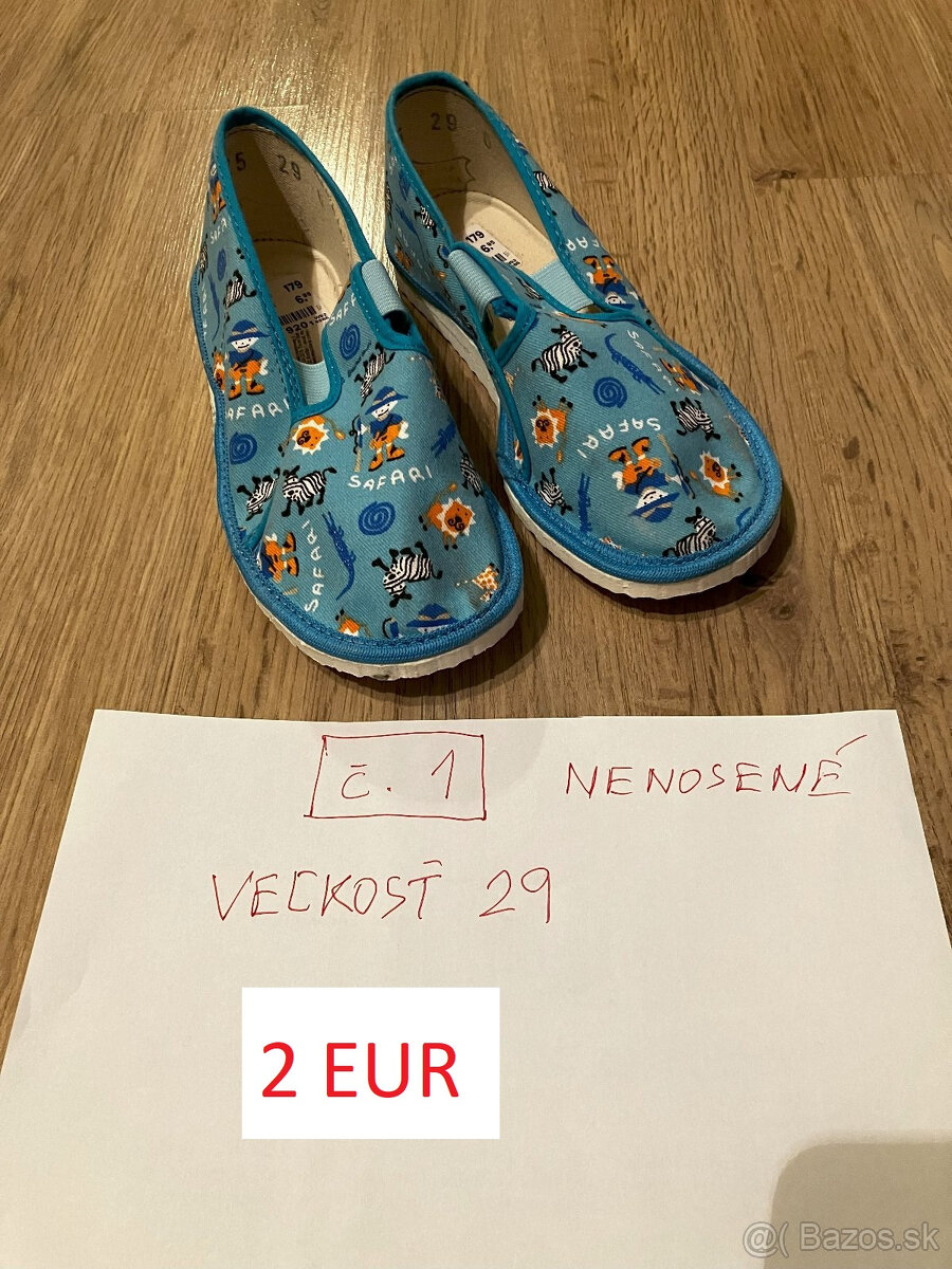 Detské topánky veľkosť 29-30 - 2