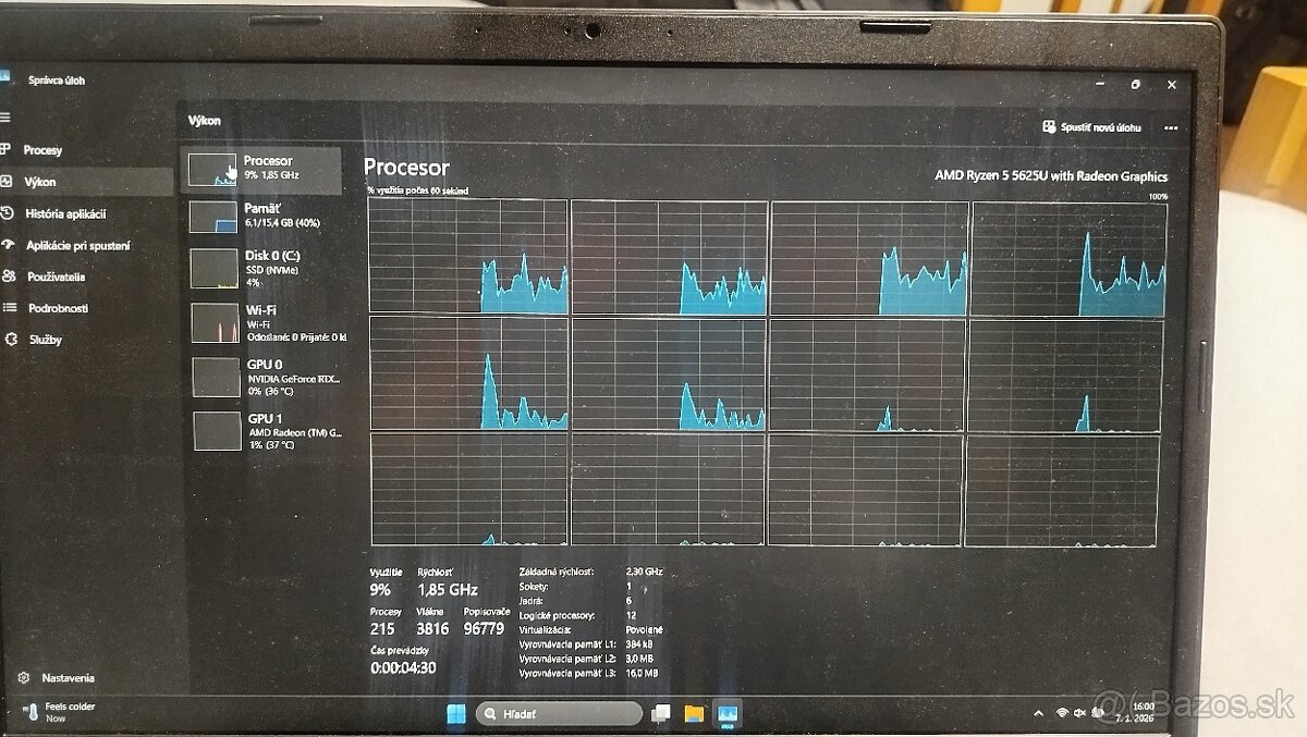 Predám Acer aspire 7 - 2