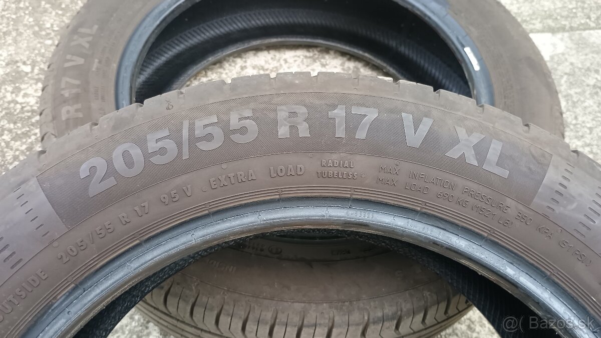 Pneumatiky 205/55 R17 na Renault Captur - 2